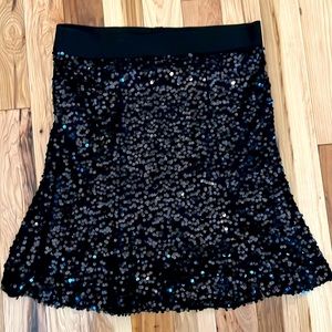 Lafayette 148 sequin skirt, size large